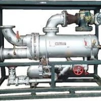 Large rental shell and tube heat exchanger