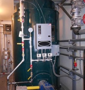 50-hp Rental Boiler Interior