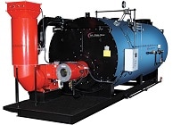 York-Shipley boiler installation