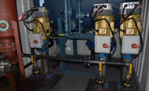 Feed Pumps on a Deaerator