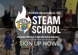 Power Mechanical Steam School logo 