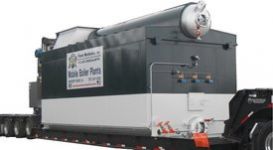 Trailer mounted rental boiler